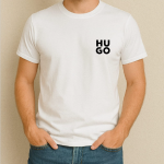 T-shirt imprimé Hugo blanc