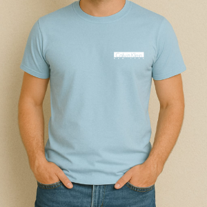 T-shirt imprimé CK coeur ciel