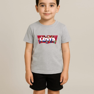 T-shirt Garcon imprimé Levis gris