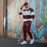 Ensemble Survêtement bleu ciel Bicolore en Molleton Gratté - Confort & Style