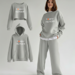 Sweat en molleton haut de gamme – Pull, Crop Top ou Capuche au choix