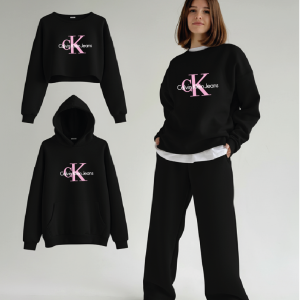 Sweat en molleton haut de gamme – Pull, Crop Top ou Capuche au choix