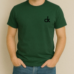 T-shirt imprimé CK vert